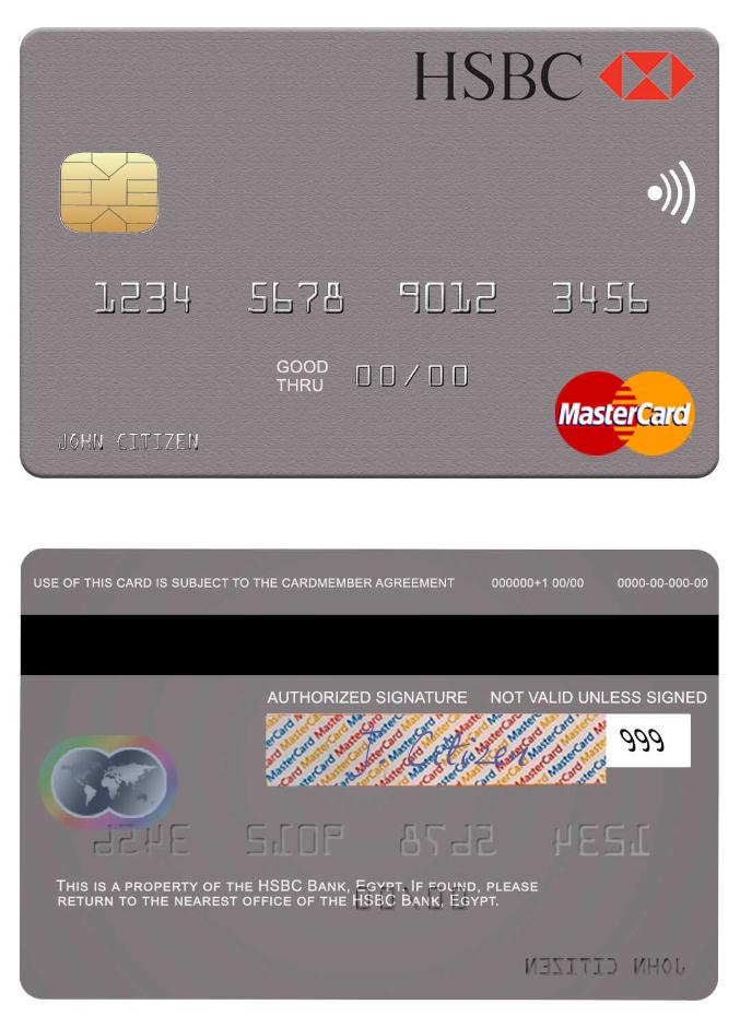 Egypt HSBC Bank mastercard